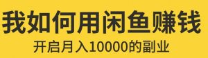 闲鱼无货源赚钱详细教程：入门+进阶+高级模式的保姆级辅导教程！-欢迎访问本站